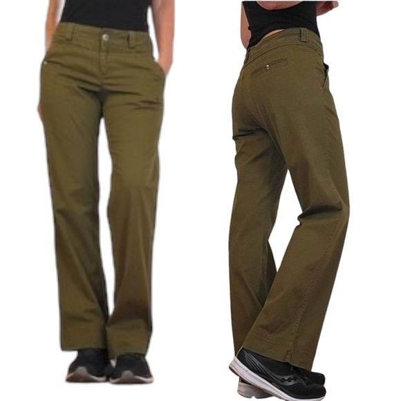 Athleta Beach  Comber Pant in Earth Green size 2 - Picture 1 of 15